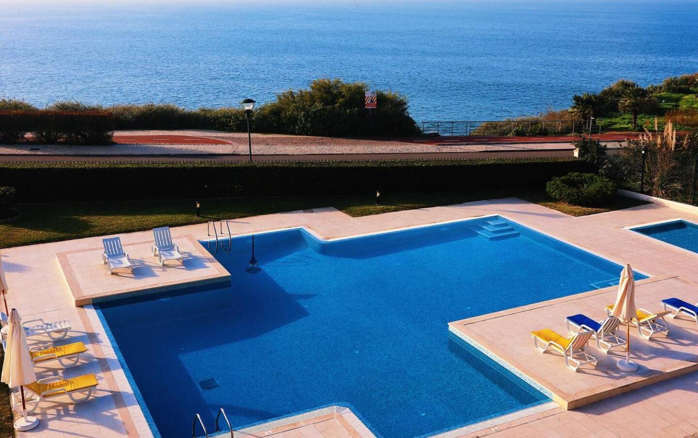 Sea View W Pool, Terrace & Parking Lägenhet Cascais Exteriör bild